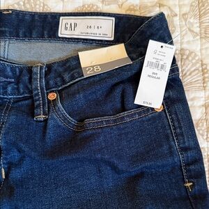GAP Women's Dark Blue Straight Leg Jeans